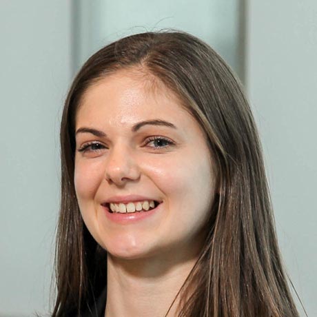 A headshot of Hannah Sheldon.