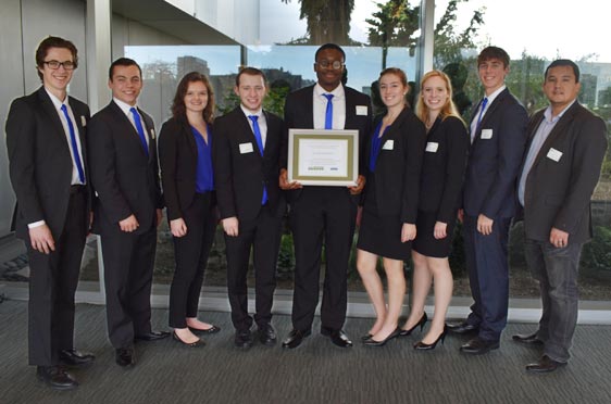 Bryant students participate in the College Fed Challenge
