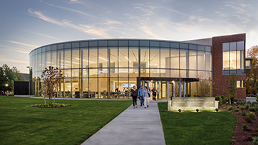 The Quinlan / Brown Academic Innovation Center at Bryant University.